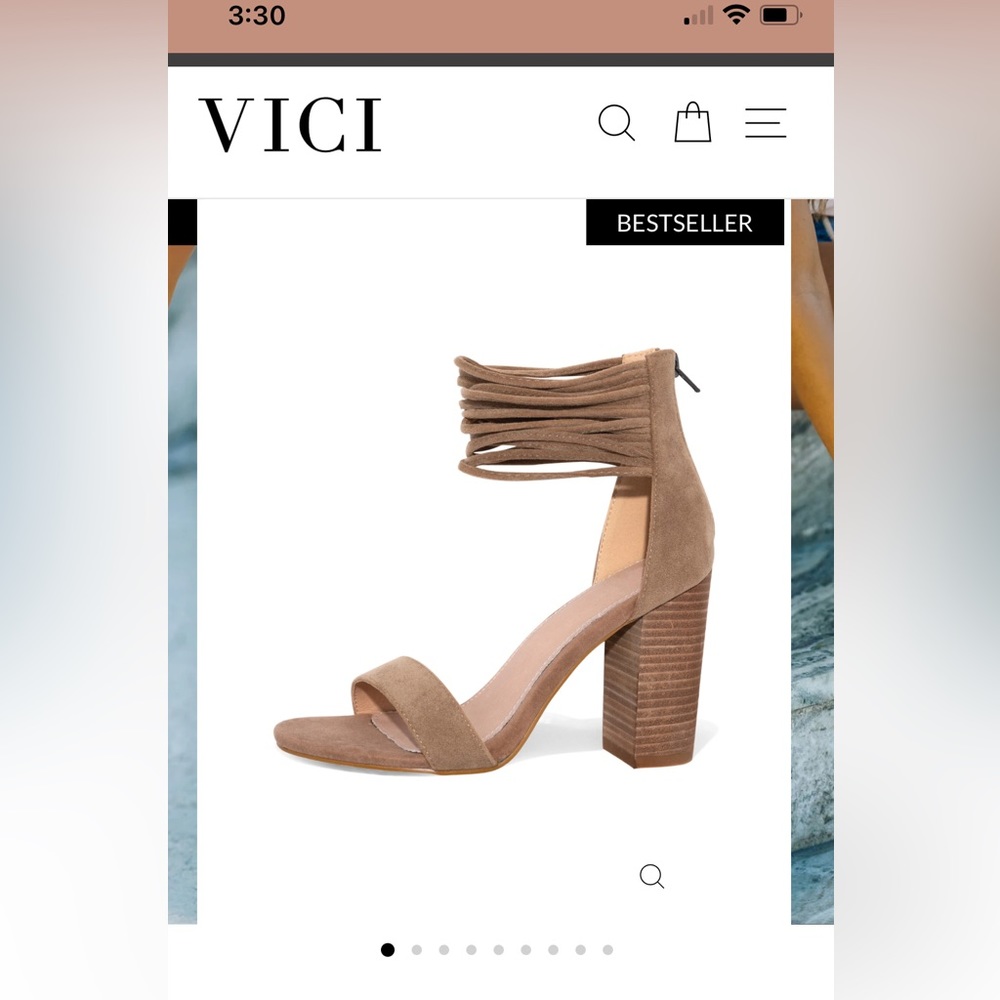 Vici suede heels brand new